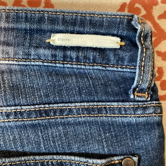 Pilcro and the Letterpress Dark Blue Stet Fit Skinny Jeans - Picture 6 of 7